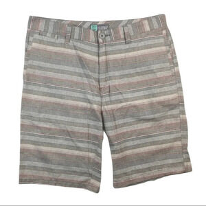 SH356 Conspiracy Theory Striped Chino Shorts 34